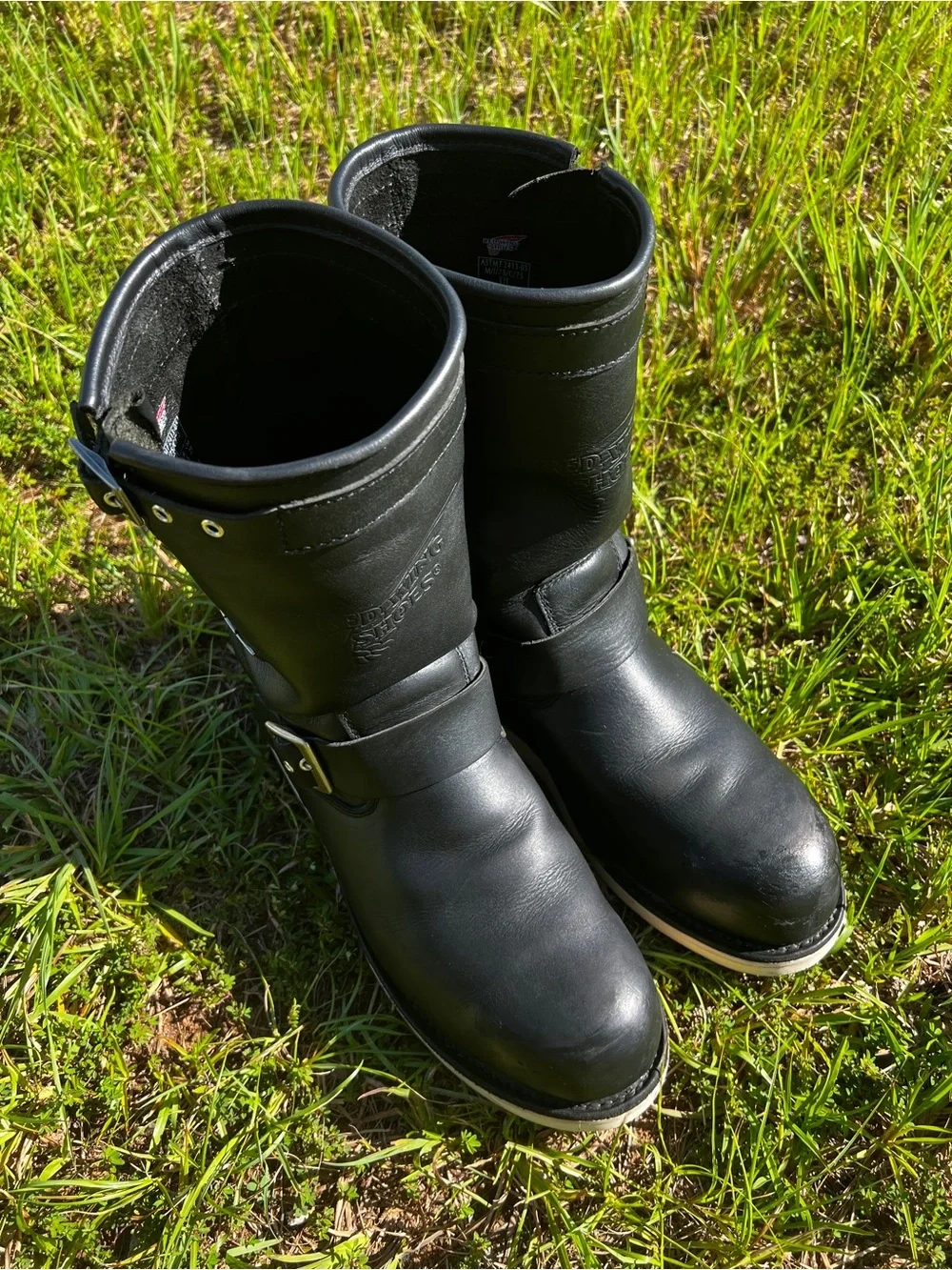 RARE Red Wing 988 size 11 Mens RESOLED Wedge Motorcycle Boots